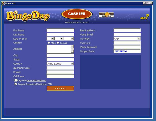 Bingo Day, Real Money Bingo Bonus at Poker Bonus Listings
