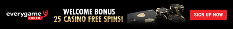 Everygame Poker Sign-Up Bonus.