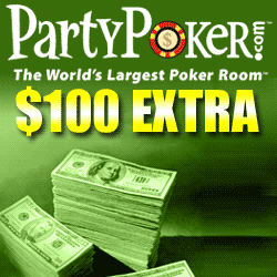 Get up to $100 Free at Party Poker! Play Now!