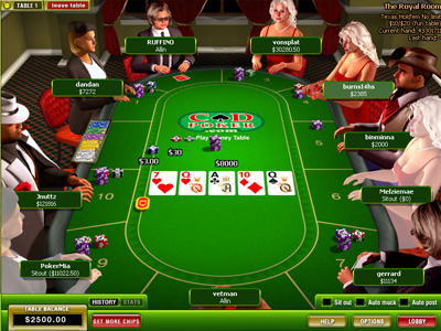 CD Poker Main View